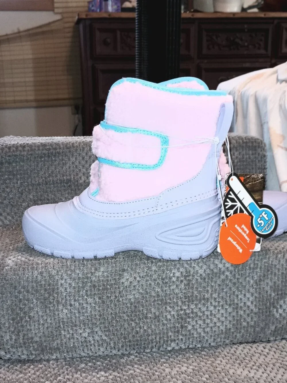 NEW Ozark Trail Kids Waterproof Shell Winter Boots 13